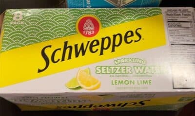 Lemon Lime Sparkling Water Beverage
