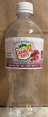 All Natural Pomegranate Cherry Sparkling Seltzer Water
