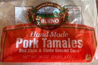 Handmade Pork Tamales