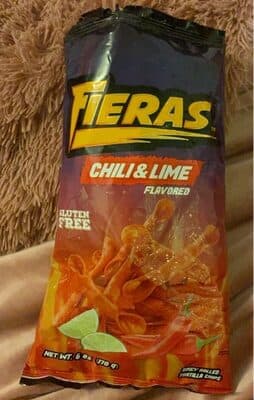 Chili & Lime Flavored Spicy Rolled Tortilla Chips