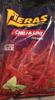 Chili & Lime Flavored Spicy Rolled Tortilla Chips