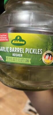 Garlic Barrel Pickles