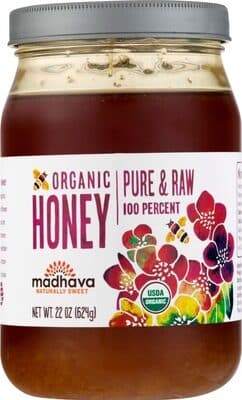 Organic Unfiltered Amber Honey
