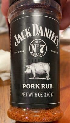 Seasoning rub barbeque pork