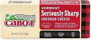CABOT, SERIOUSLY SHARP CHEDDAR CHEESE