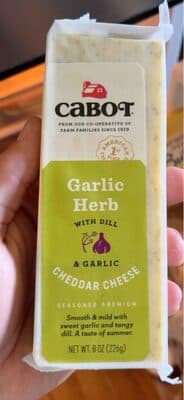 Garlic Herb Cheddar Cheese