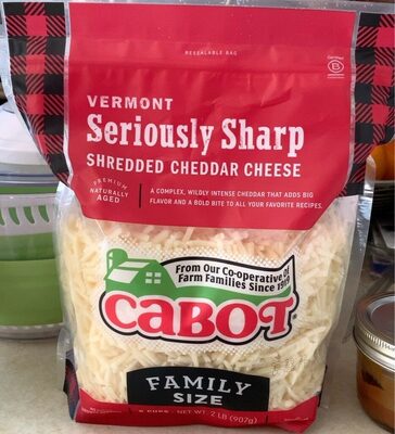 Seriously sharp cheddar cheese
