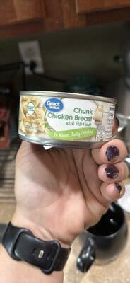 Great Value, Chunk Chicken Breast With Rib Meat In Water