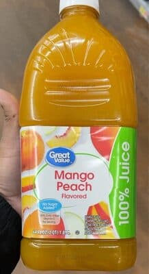 Mango Peach Flavored Juice