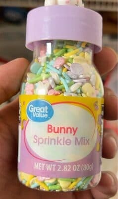 Bunny sprinkle mix