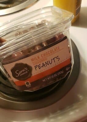 Sam's choice milk chocolate peanut