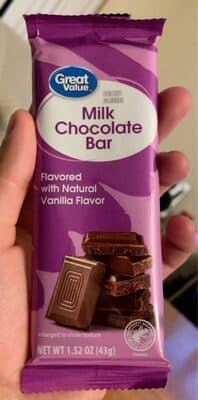 Milk chocolate bar