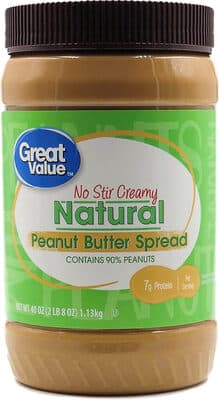 Creamy No Stir Peanut Butter Spread
