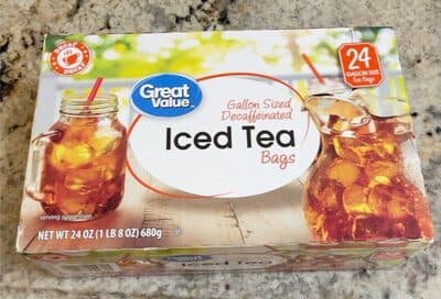 Decaffeinated Iced Tea Bags