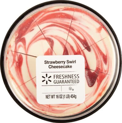 Strawberry Swirl Cheesecake