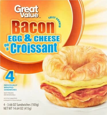 Bacon Egg & Cheese on a Croissant