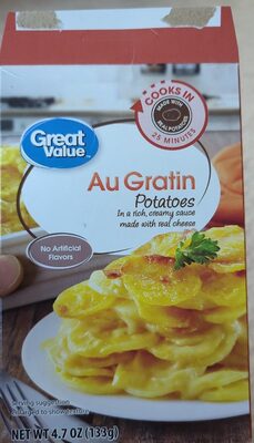 Great Value, Au Gratin Potatoes