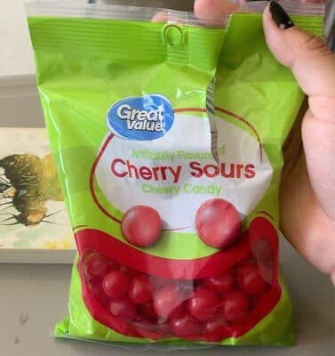 Cherry Sours Flavored Chewy Candy