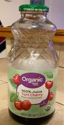 100% Tart Cherry Organic Juice From Concentrate