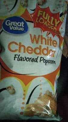 White Cheddar Flavored Popcorn