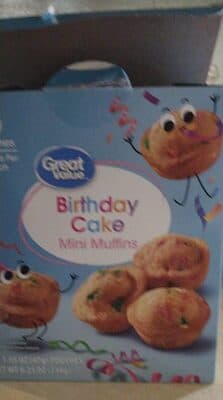 Birthday Cake Mini Muffins