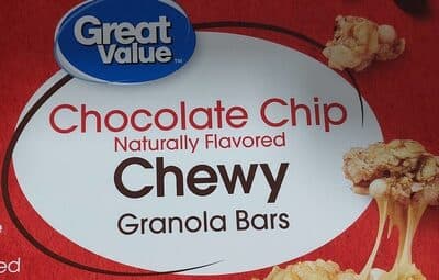 Chocolate Chip Chewy Granola Bars