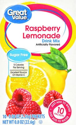 Raspberry Lemonade Flavored Drink Mix