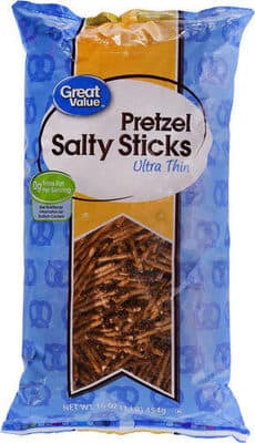 Salty Ultra Thin Pretzel Sticks