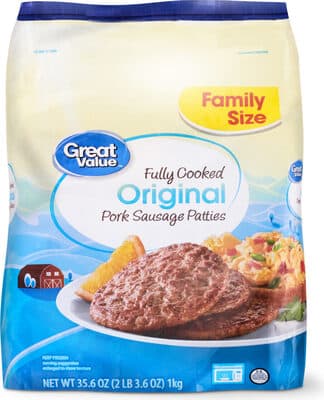 Fully Cooked Original Pork Sausage Patties