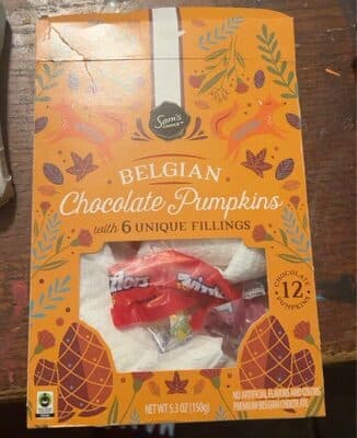 Belgian Chocolate Pumpkins