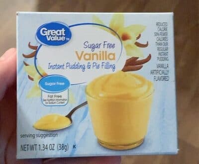 Vanilla Flavored Sugar Free Instant Pudding & Pie Filling