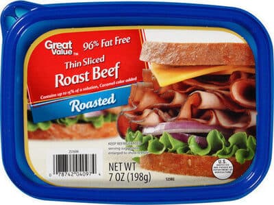 Roasted Thin Sliced Roast Beef