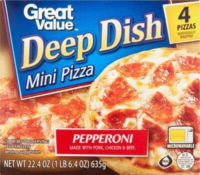 Pepperoni Deep Dish Mini Pizza
