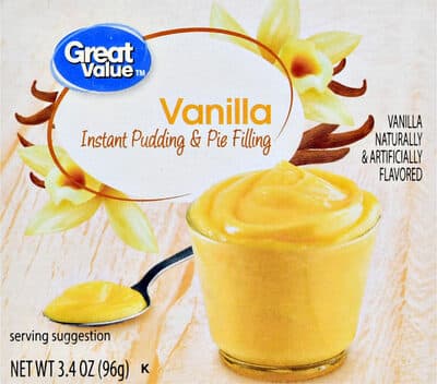 Vanilla Flavored Instant Pudding & Pie Filling