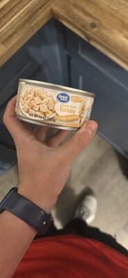 GREAT VALUE, CHUNK WHITE TURKEY IN WATER