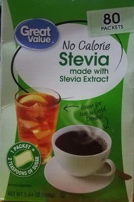 No Calorie Stevia Extract Packets