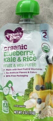 Organic Blueberry Kale & Rice