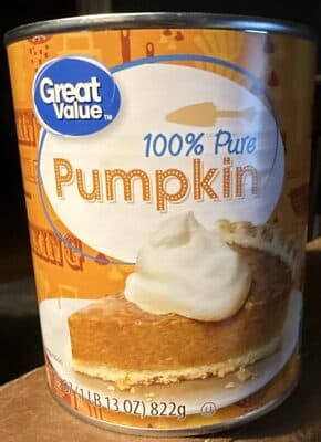 100% Pure Pumpkin