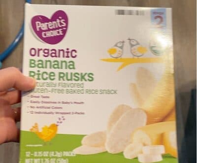 Organic Banana Rusks
