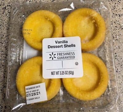 Vanilla Dessert Shells
