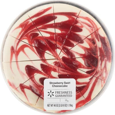Cheesecake, Strawberry Swirl