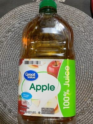 100% Apple Juice From Concentrate