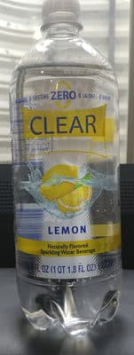 Lemon Flavored Sparkling Water Beverage