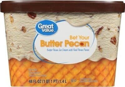 Butter Pecan Ice Cream With Real Pecan Pieces