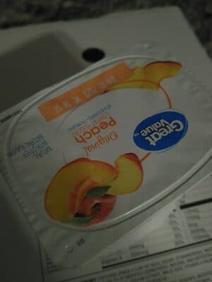 Original Strawberry Peach Lowfat Yogurt
