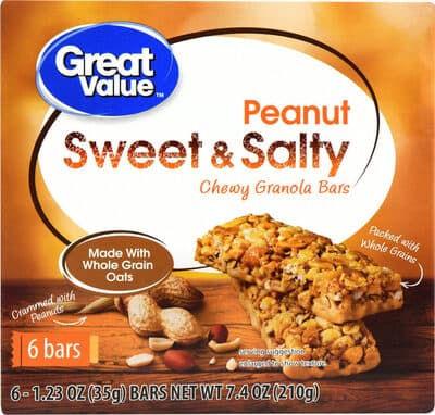 Peanut Sweet & Salty Chewy Granola Bars