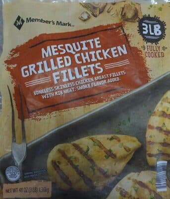 Boneless Skinless Mesquite Grilled Chicken Breast Fillets