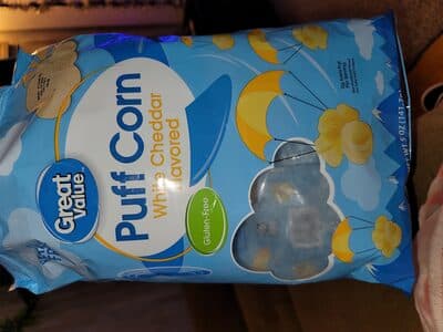 White Cheddar Flavored Puff Corn