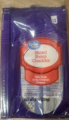 Deli Style Sliced Sharp Cheddar Cheese