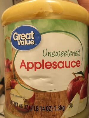 Unsweetened Applesauce